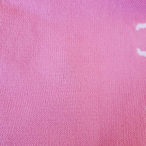 Pink Knit Joggers with White Logo Detail Women's Pant Size Small - Picture 8 of 8